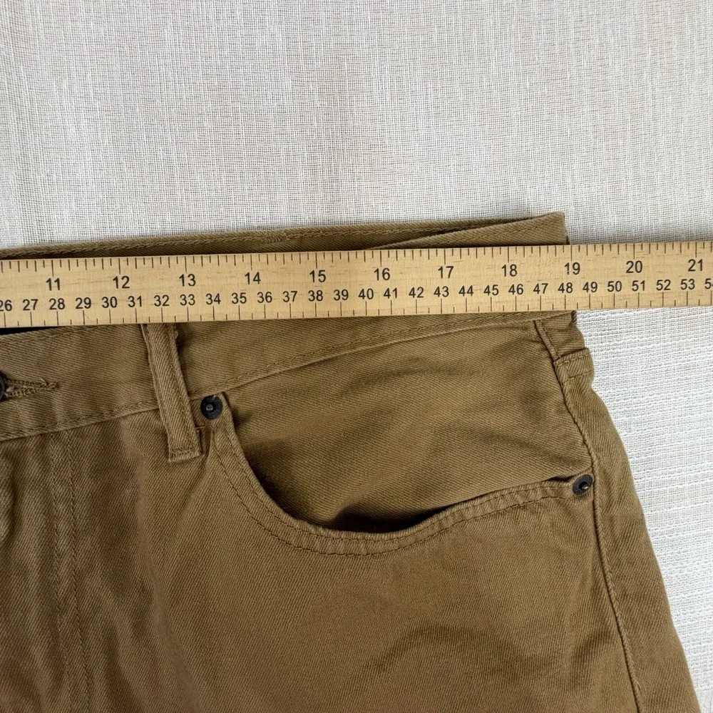 Levi's 505 Men's Regular‎ Fit Straight Leg Jeans Size 38x32 Brown Dark Tan Pants